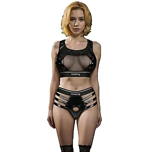 סט רתמת סטרפ און עם הלבשה | Iconic Harness Strap on Set M/L