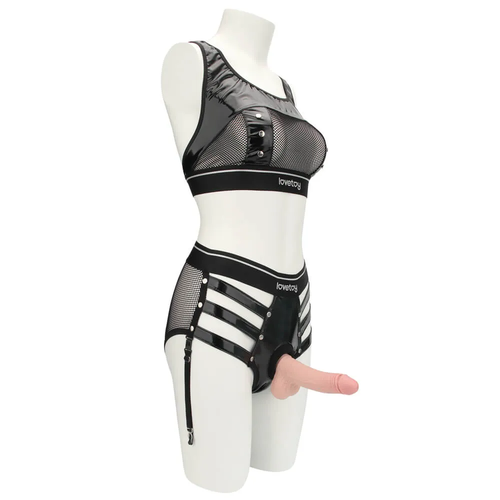סט רתמת סטרפ און עם הלבשה | Iconic Harness Strap on Set M/L
