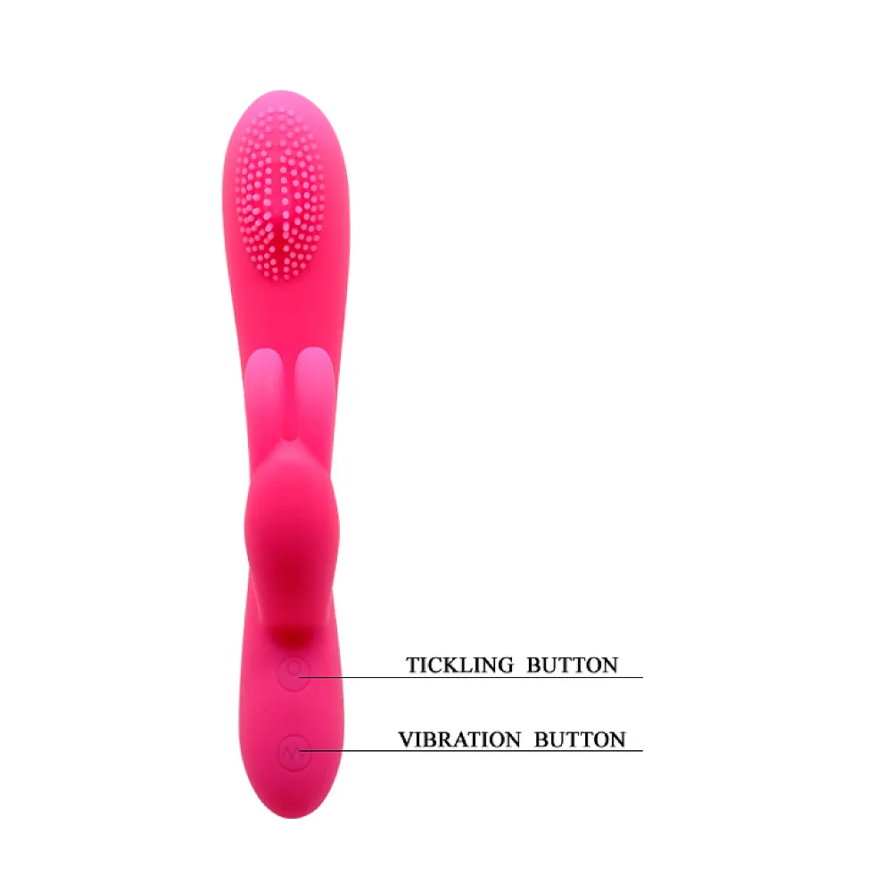 ויברטור ארנבון כפול למולטי אורגזמה | TICKLING