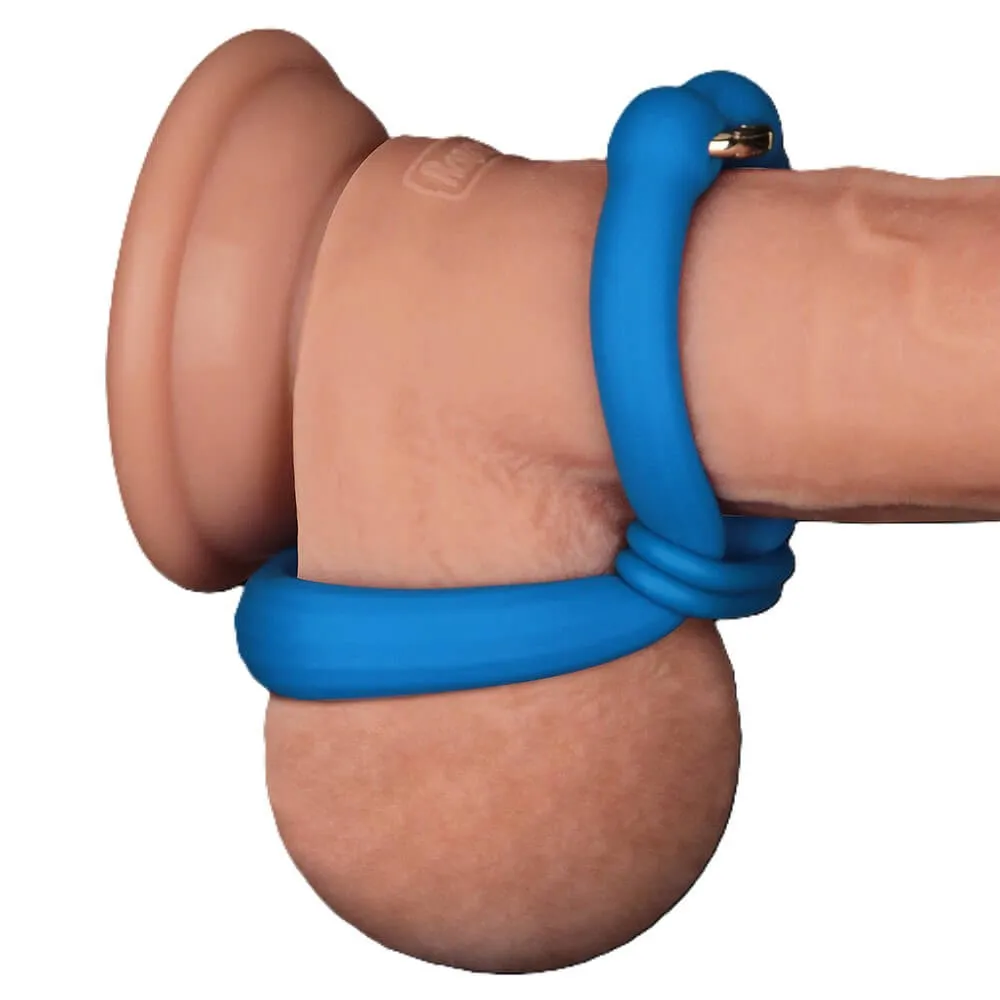 טבעת נמתחת מתכווננת כחולה מסיליקון | Pro Stretcher Blue