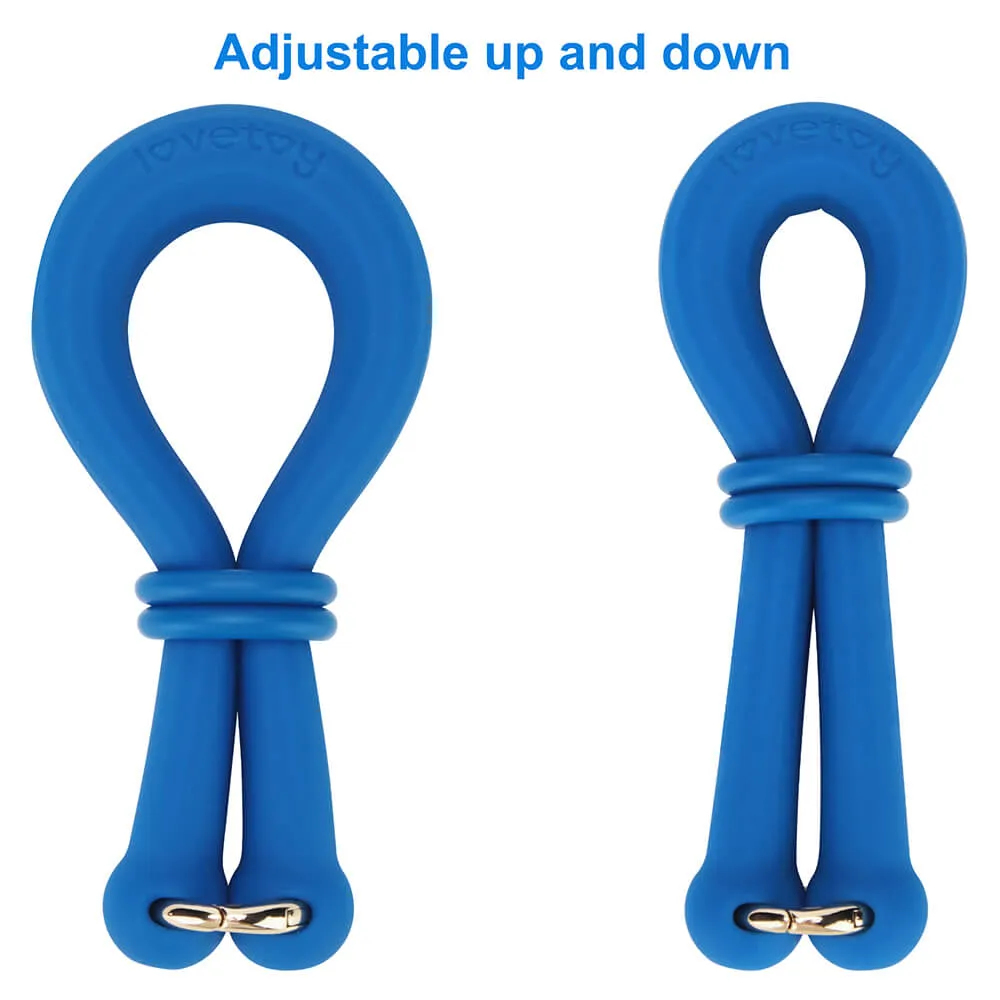 טבעת נמתחת מתכווננת כחולה מסיליקון | Pro Stretcher Blue