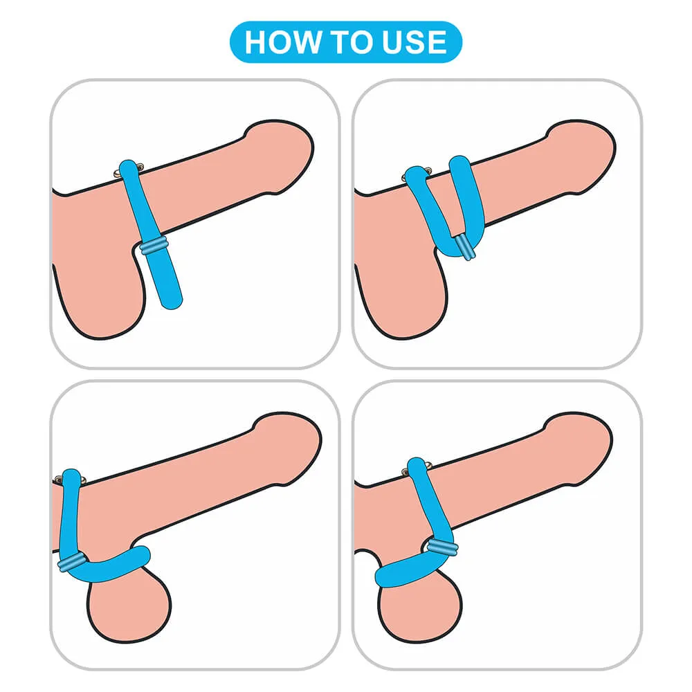 טבעת נמתחת מתכווננת כחולה מסיליקון | Pro Stretcher Blue