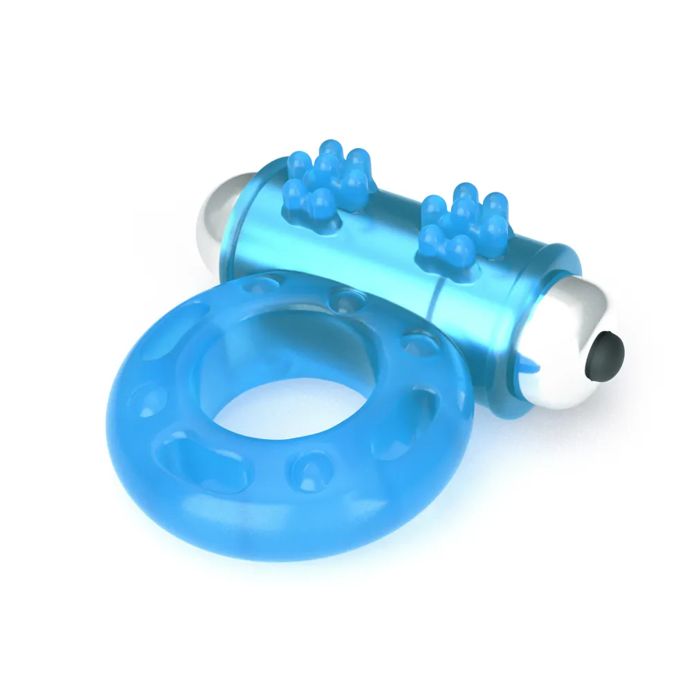 טבעת רטט זוגית זוהרת בחושך | Blue Ring