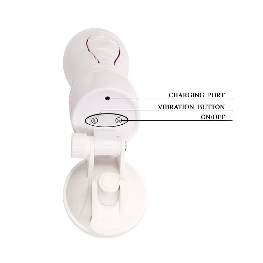 פלאשלייט נטען עם חביקה לגבר | Vibrating Suction Masturbator