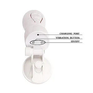 פלאשלייט נטען עם חביקה לגבר | Vibrating Suction Masturbator