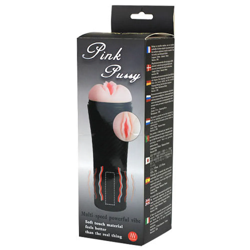 מאונן פלאשלייט רוטט לגב | Pink Pussy 