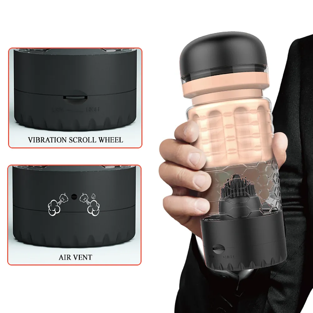 מאונן לגבר עם לשון רוטטת | Vibrating Tongue Masturbator