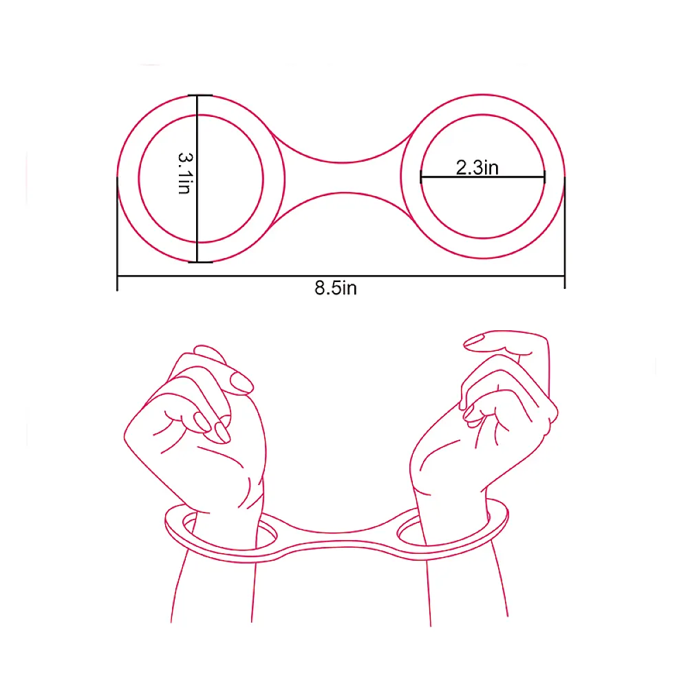 אזיקי סיליקון כפולים | Silicone Cuffs