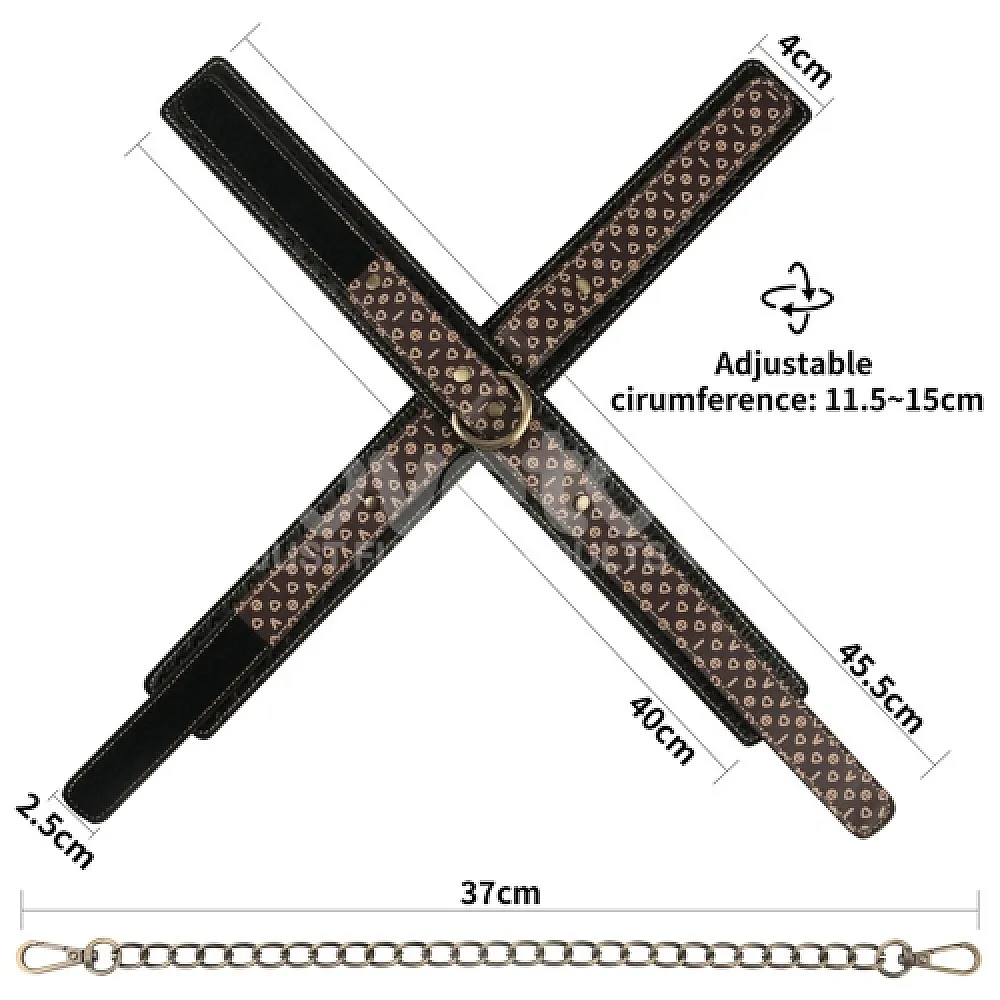 אזיקי ידיים מוצלבים מתכווננים | Crossed Handcuffs