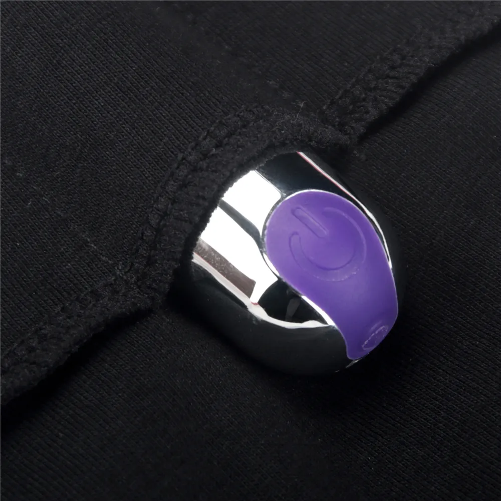 מכנסי סטרפ-און יוניסקס שחורים קצרים | Chic