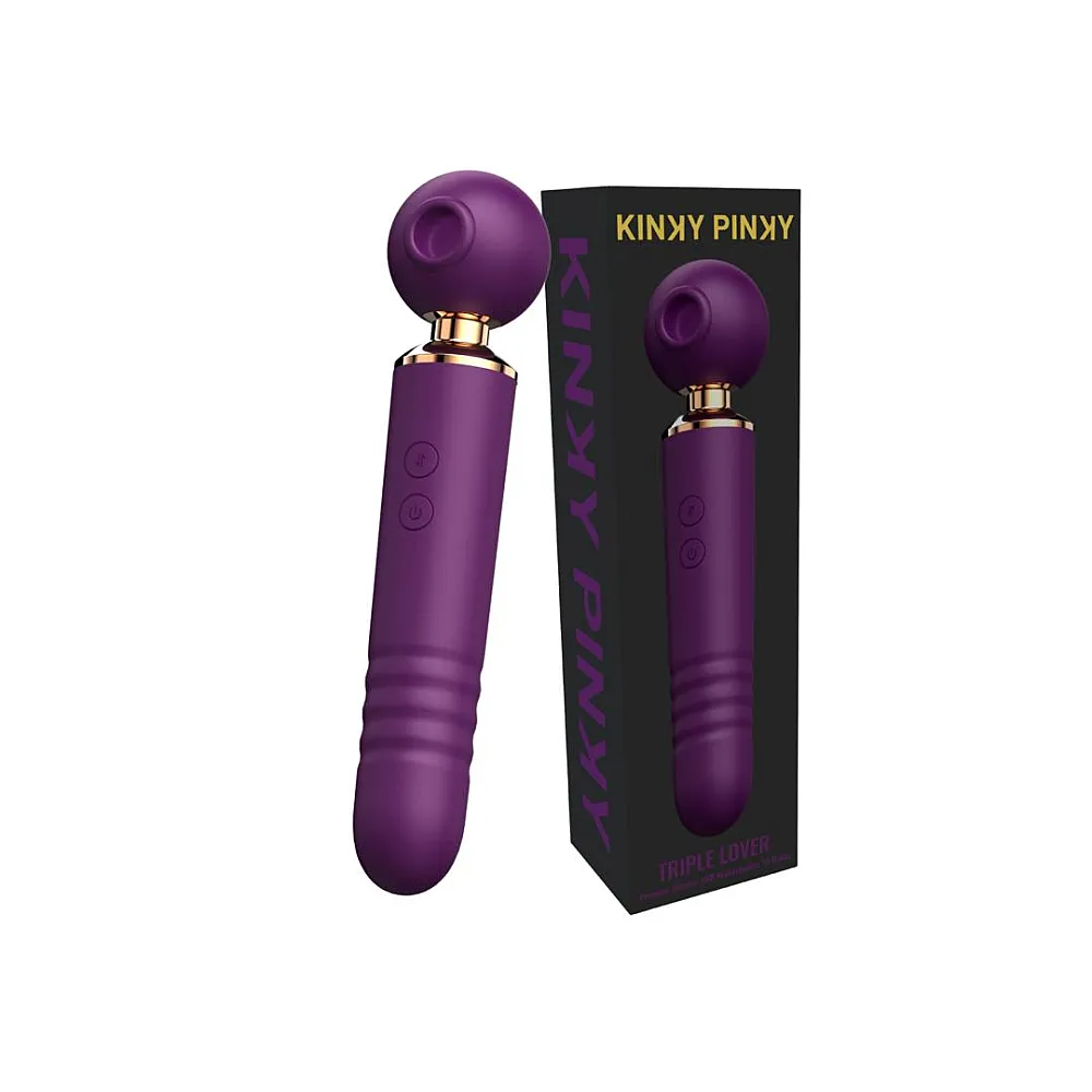 ויברטור יונק טלסקופי חכם | Triple Lover Wand