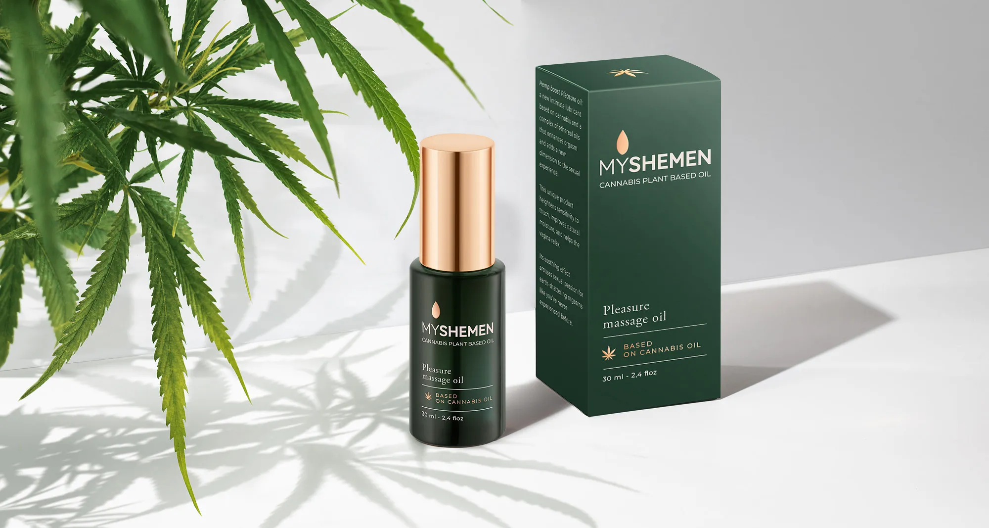 שמן פלזר MY SHEMEN - שמן זרעי קנאביס להעצמת אורגזמה נשית