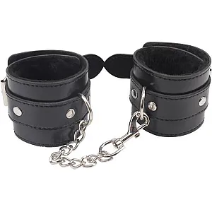 אזיקי ידיים מרופדים בפרווה | Obey Me Leather 