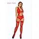 טדי בגד גוף סקסי עם פתחים| L/XL Teddy