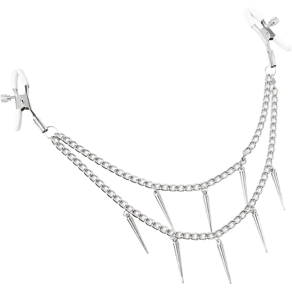 מצבטי פטמות עם שרשרת מעוטרת | Decorative Nipple Clamps
