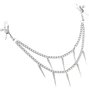 מצבטי פטמות עם שרשרת מעוטרת | Decorative Nipple Clamps