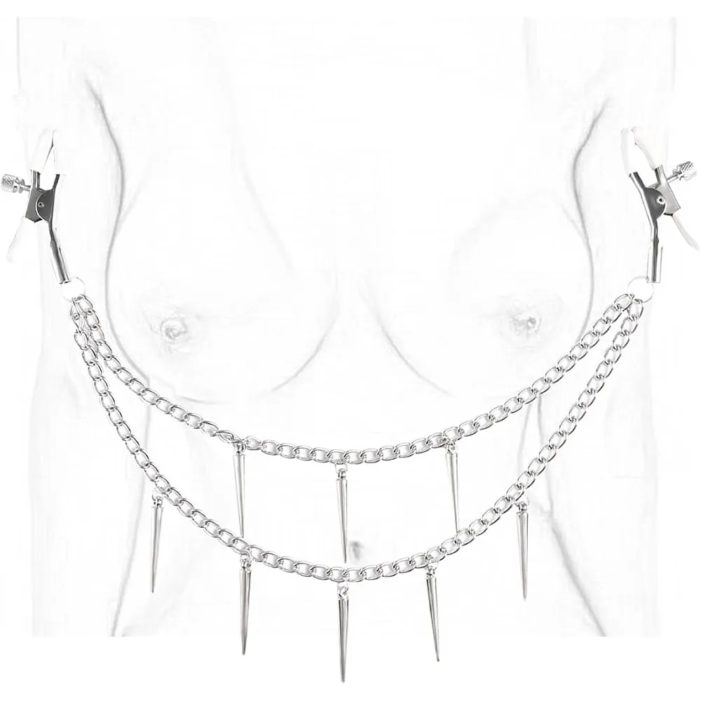 מצבטי פטמות עם שרשרת מעוטרת | Decorative Nipple Clamps