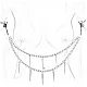 מצבטי פטמות עם שרשרת מעוטרת | Decorative Nipple Clamps
