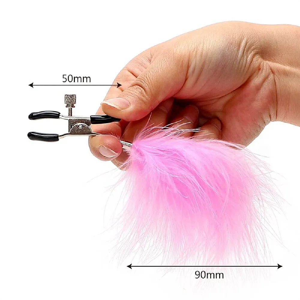 מצבטי פטמות עם נוצות | Feather Nipple Clamps