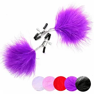 מצבטי פטמות עם נוצות | Feather Nipple Clamps