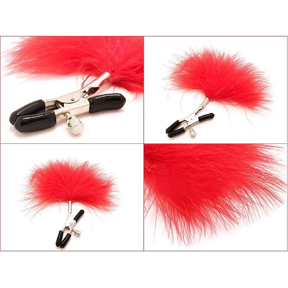 מצבטי פטמות עם נוצות | Feather Nipple Clamps