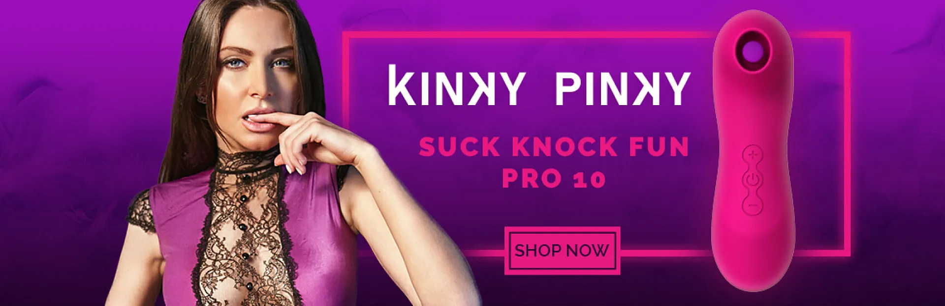 ויברטור יניקה קינקי פינקי - אביזרי מין בחנות סקס שופ ברמה אחרת