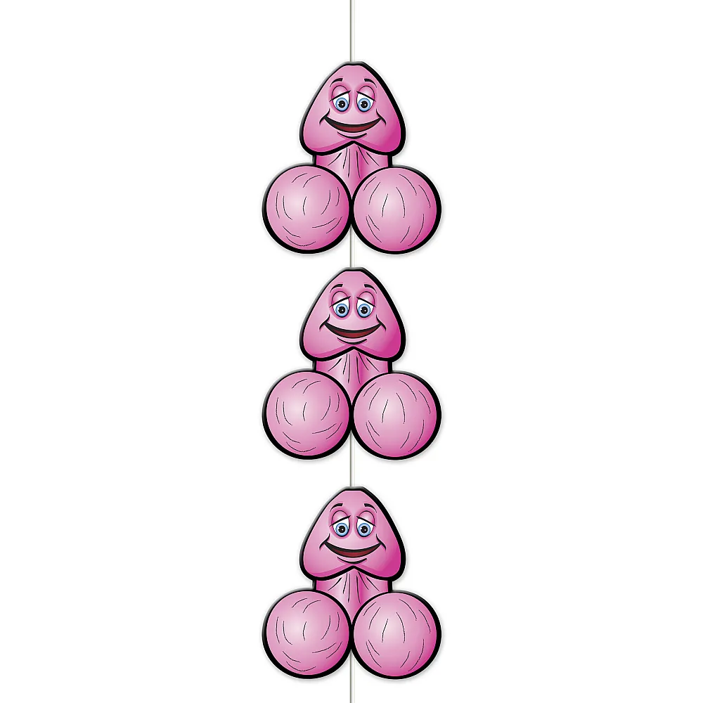 שרשרת בולבולים לקישוט מסיבה | Hanging Pecker Decorations