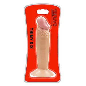 דילדו ריאליסטי קטן למתחילות עם בסיס וואקום | THINY SIX