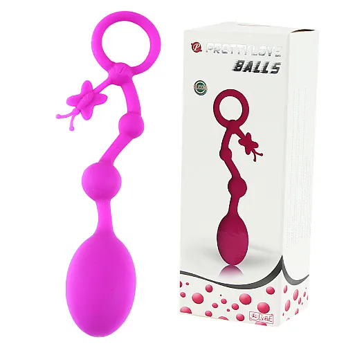 שרשרת אנאל בולס סיליקון | Anal Balls