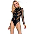 בגד גוף דמוי-עור | Faux Leather Bodysuit