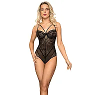 בגד גוף תחרה תומך גב שקוף | Lace