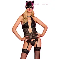 סט חתולה רשת | Cat Queen Bodysuit