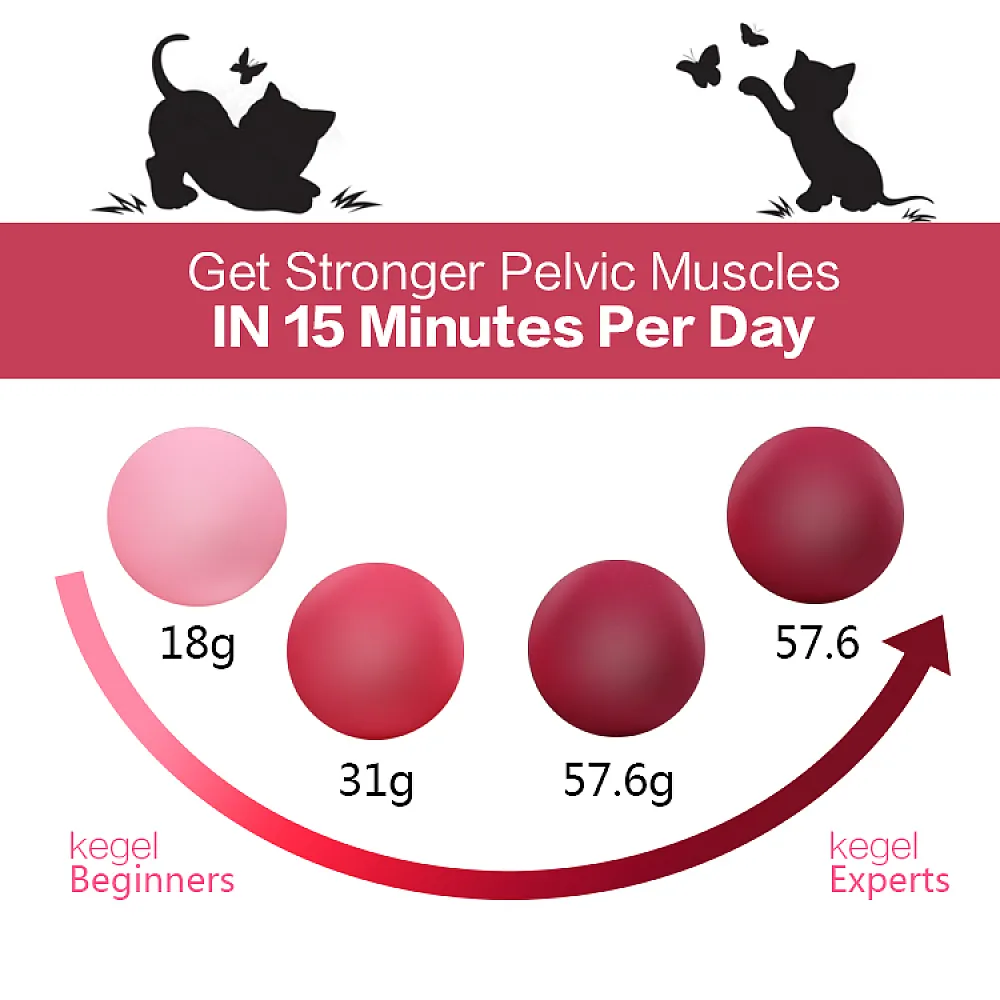 ביצים סיניות לחיזוק שרירי הנרתיק  | Love Balls 