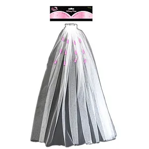 הינומה לבנה למסיבת רווקות | Penis Veil