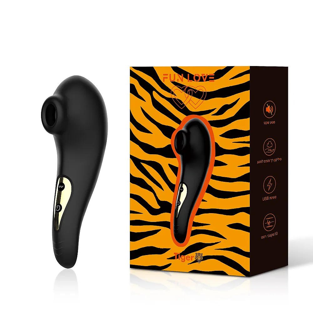 ויברטור יניקה שקט לדגדגן | Tiger