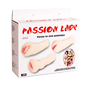 סט טריפל מאוננים לגבר | Passion Lady Triple