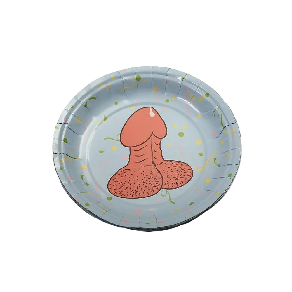 צלחות חד פעמיות לרווקות | Party Plates