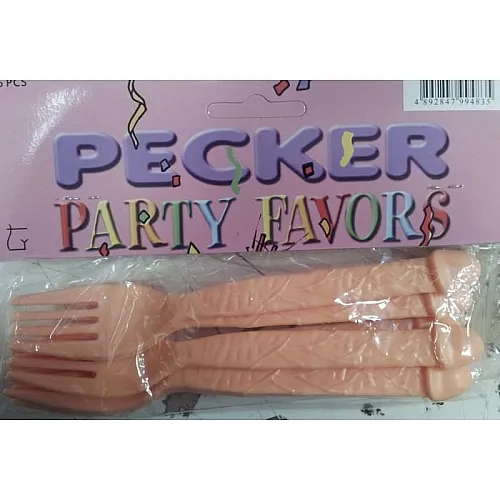 מזלגות בצורת בולבול למסיבת רווקות | Pecker Forks