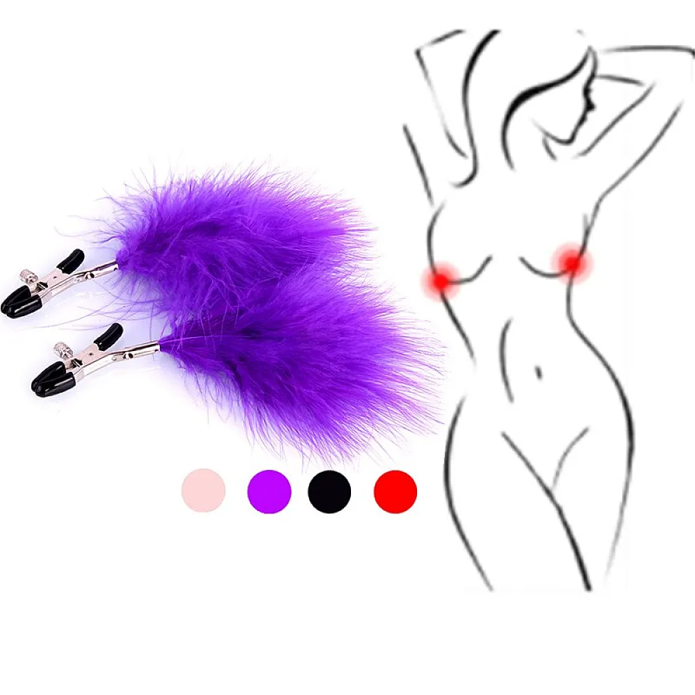 מצבטי פטמות עם נוצות | Feather Nipple Clamps
