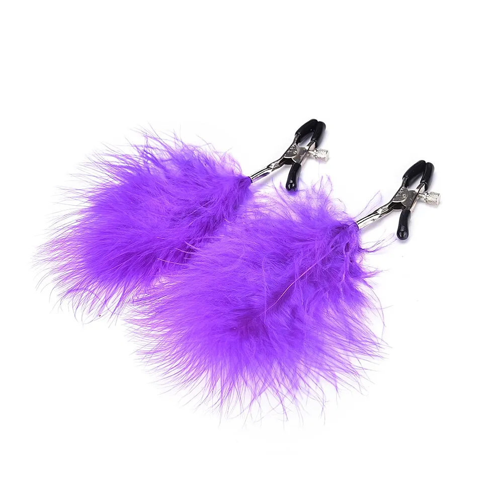 מצבטי פטמות עם נוצות | Feather Nipple Clamps