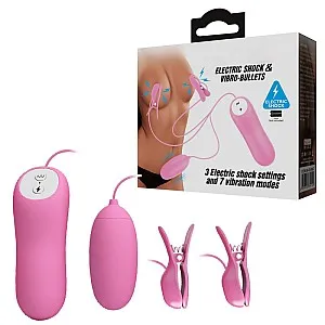 מצבטי פטמות חשמליים ויברטור | Electric Nipple Clamps