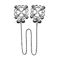 מצבטי פטמות פרח עם שרשרת | Flower Nipple Clamps