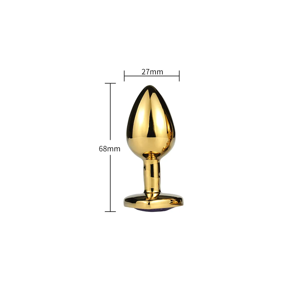 פלאג אנאלי מתכת זהב קטן | Gold Metal Plug