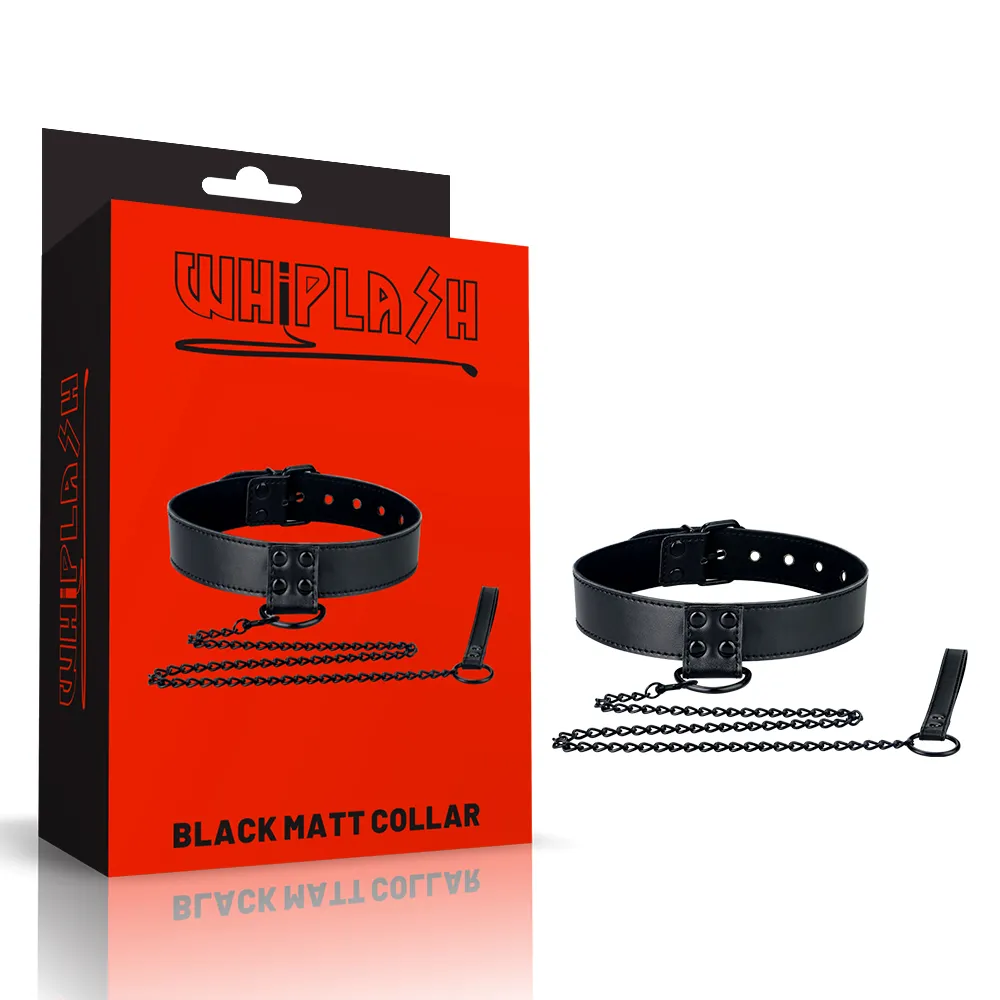 קולר הולכה מאט שחור | Black Matt Collar