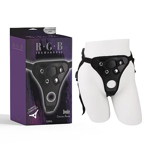 רתמת הרחבות עם טבעות סיליקון | Double Extensions Harness