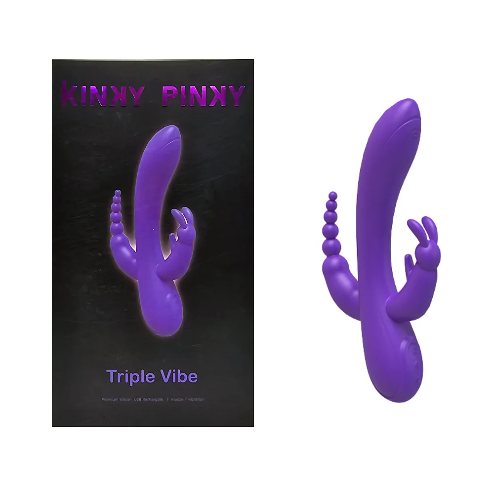 ויברטור טריפל G דגדגן ואנאלי | Triple Vibe