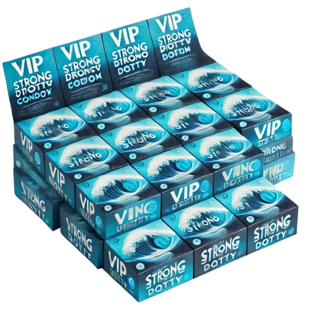 מארז 144 קונדומים חזקים | V.I.P Strong