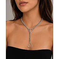 קולר חניקה BDSM עם לבבות | Amora