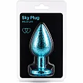 פלאג אנאלי כחול בינוני | Sky Plug M