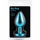 פלאג אנאלי כחול בינוני | Sky Plug M